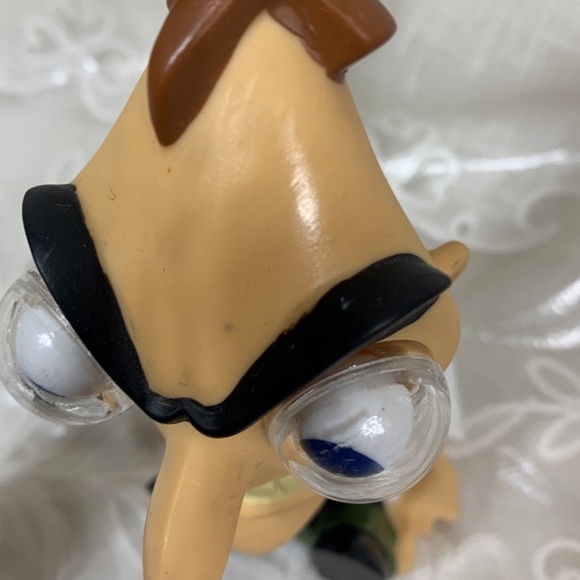 Disney  Dr. Doofenshmirtz squeeze pop & bug out eyes stress toy 5" - Picture 7 of 9